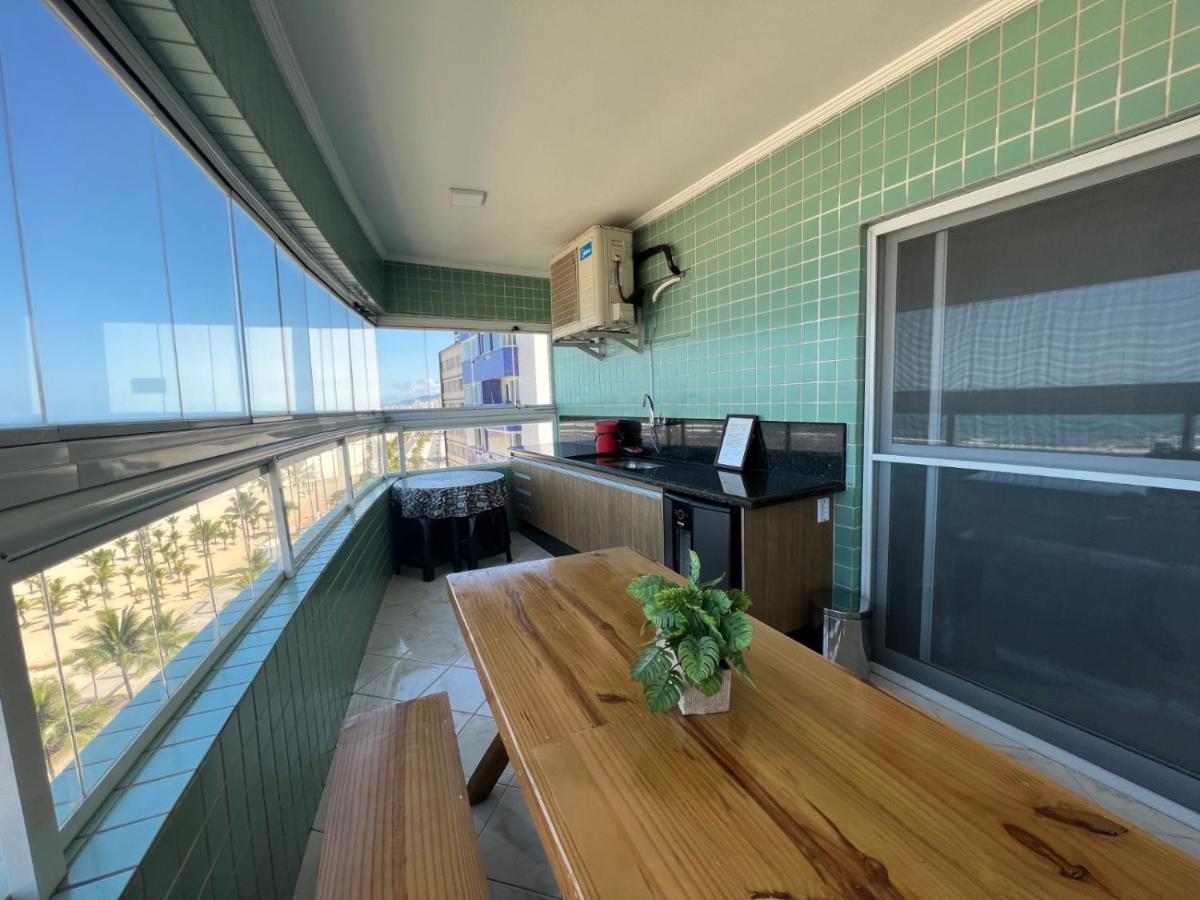 Apartamento Guilhermina De Frente Para O Mar Прая-Гранди Экстерьер фото